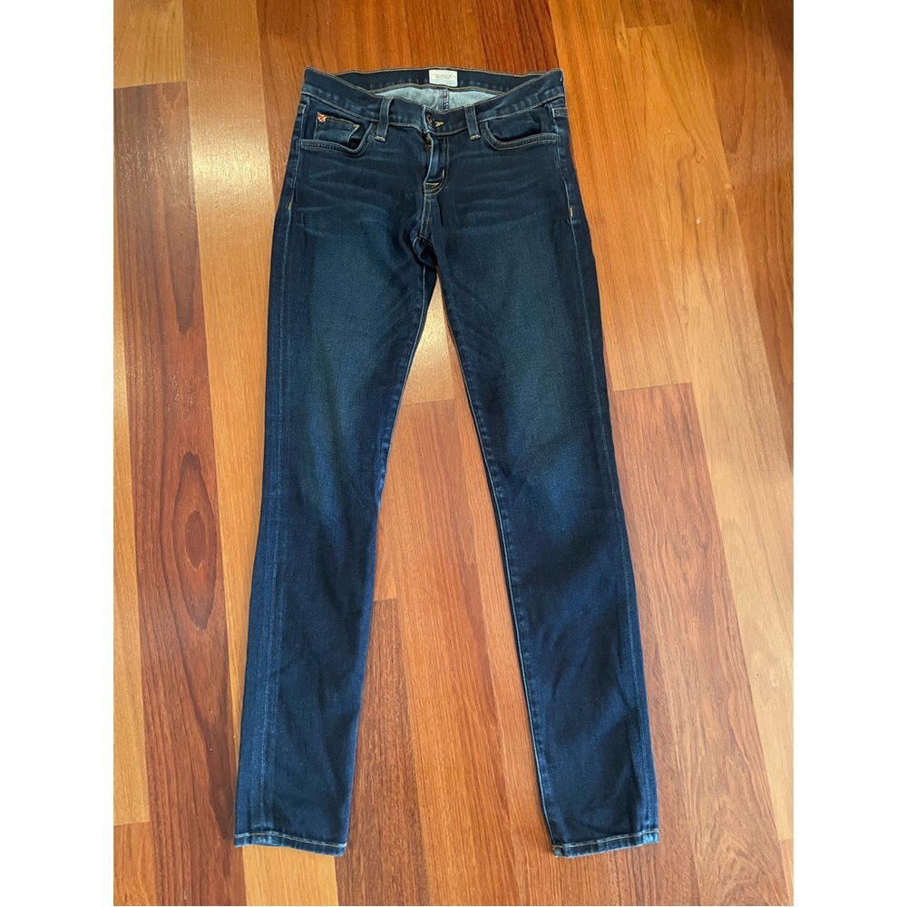 Hudson Made in LA Low Waist Blue Stretch Skinny Denim Jeans Size 26 $215